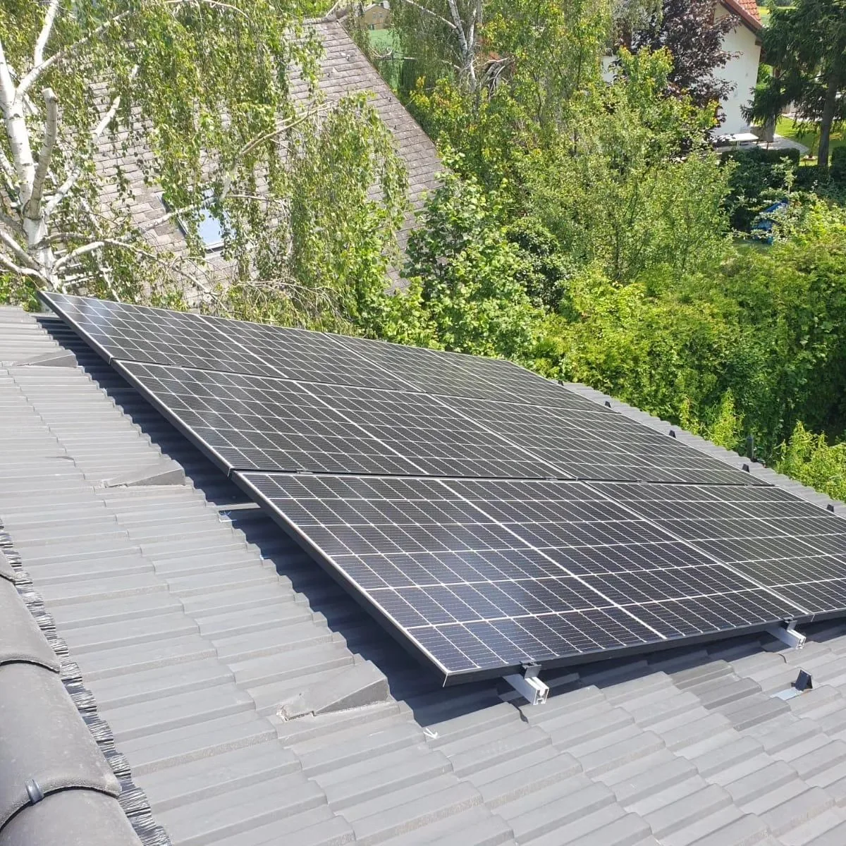 Detalj solarne elektrane